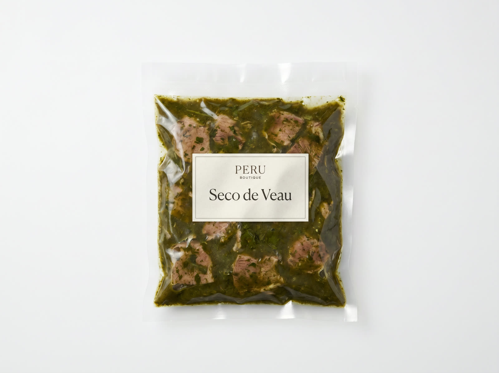 Sachet sous vide de Seco de res Maison Pérou